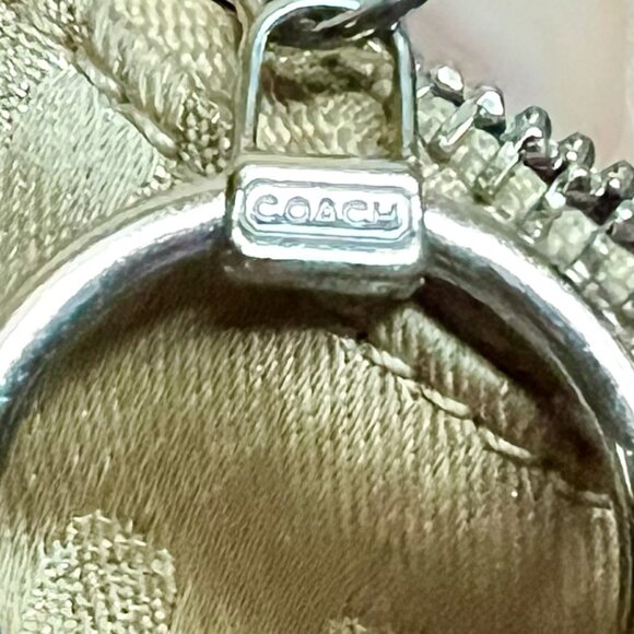 COACH Poppy Storypatch Sig/Gold/Metallic Bag - Picture 6 of 6